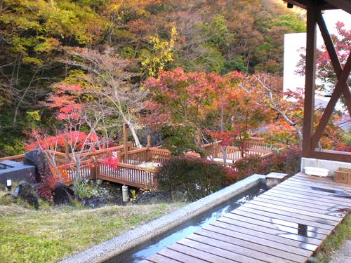 東山温泉足湯